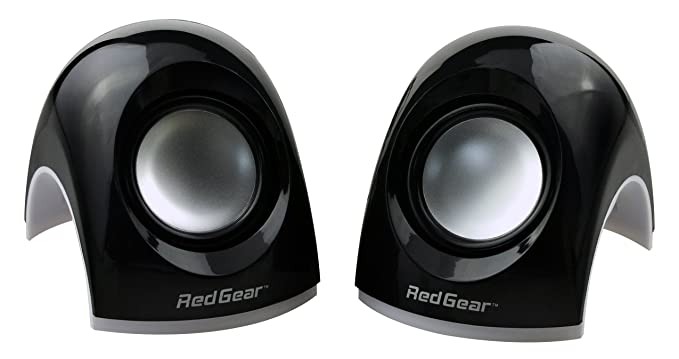 Open Box Unused Redgear Mini 2.0 Channel USB Speakers Black Pack of 20
