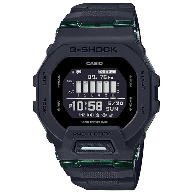 Casio G-Shock Digital Black Dial Men Watch G1247 GBD-200UU-1DR