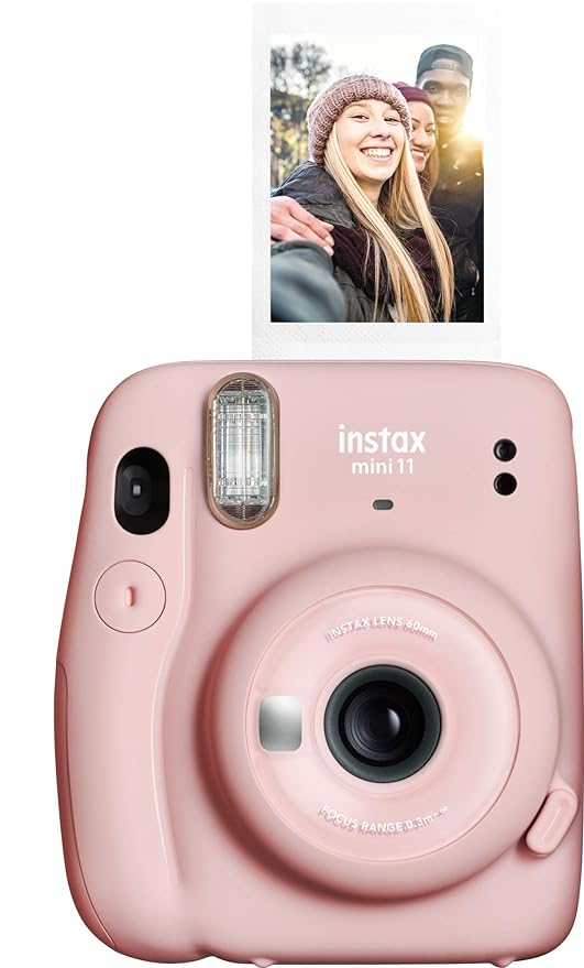 Open Box, Unused Fujifilm Instax Mini 11 Instant Camera Blush Pink