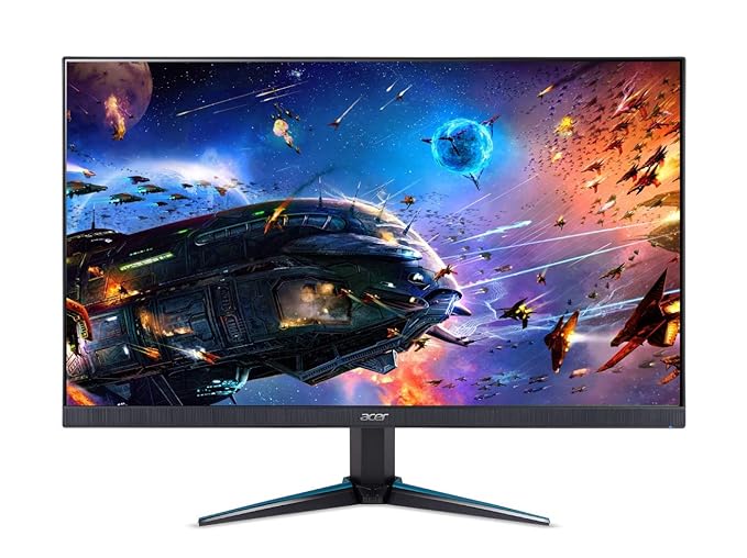 Open Box Unused Acer Nitro Vg280K 28 Inch (71.12 Cm) Led Uhd 4K 3840 X 2160 Pixels IPS Gaming Monitor I AMD Radeon Freesync Technology, Hdr10 Technology I 2 X Hdmi,1 X Dp,Inbox Hdmi Cable I Stereo Speakers I Eye Care,Black