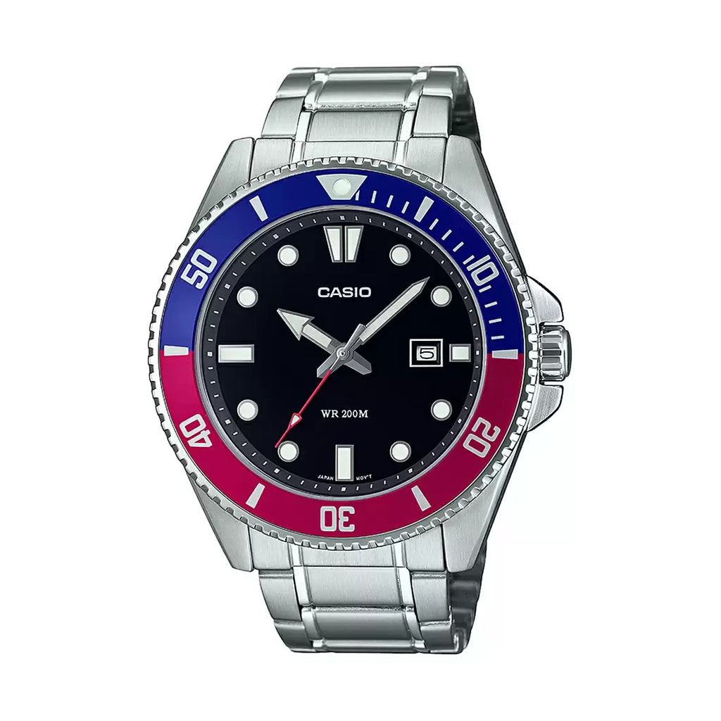 Casio Enticer Coloured Ribbon Men's Watch A2191 MDV-107D-1A3VDF
