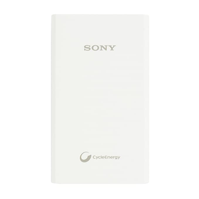 Sony CP-V9 8700mAH लिथियम-पॉलीमर पावर बैंक 2 का सफेद पैक