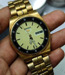 विंटेज Seiko 5 स्वचालित कोड 2.M8 घड़ी