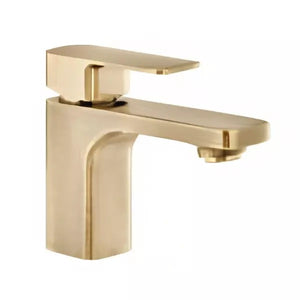 Cera Ruby Single Lever Table Mount Basin Mixer Antique Brass with Connection Pipe F1005451BA