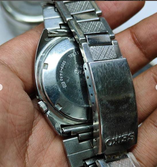 Vintage Seiko 5 Automatic Steel Watch 6309-8480