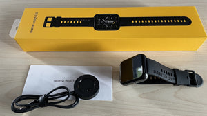 Open Box, Unused Realme Smart Watch 2 Pro 1.75" HD Display & Dual Satellite GPS Black Strap,