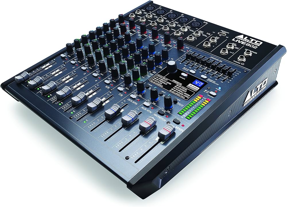 Alto Live 802 Professional 8-Channel/2-Bus Mixer