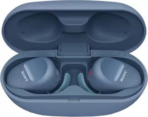 Open Box, Unused Sony WF-SP800N With 26 Hours Battery Life Active Noise Cancellation Enabled Bluetooth Headset