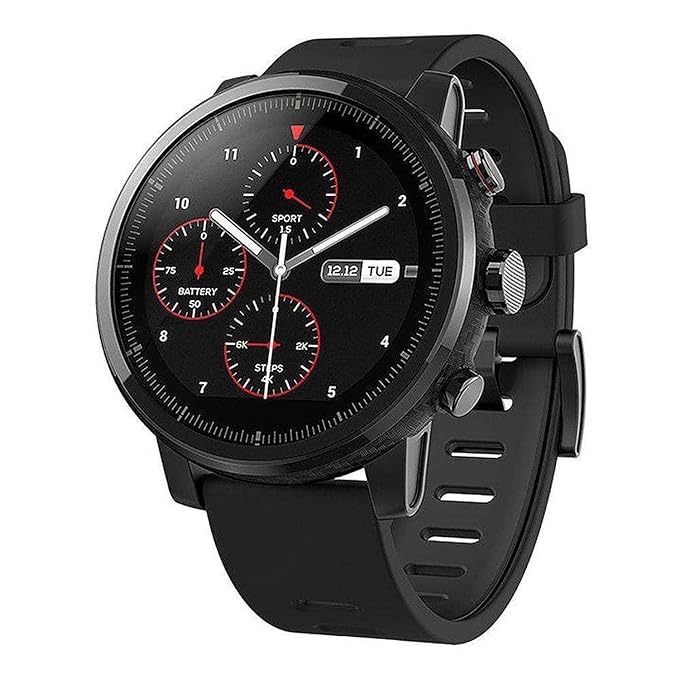 Open Box, Unused Amazfit Stratos A1619 Multisport Smartwatch Black