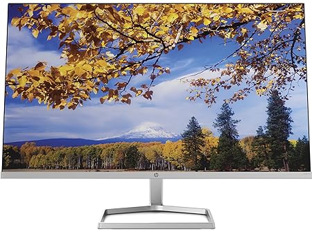 Open Box Unused HP M27f 27-inches 68.6cm 1920 x 1080 Pixels Eye-Safe Certified Full HD IPS 3-Sided Micro-Edge Monitor, 75Hz, AMD Free Sync with 1xVGA, 2xHDMI 1.4 Ports, 300 nits 2H0N1AA