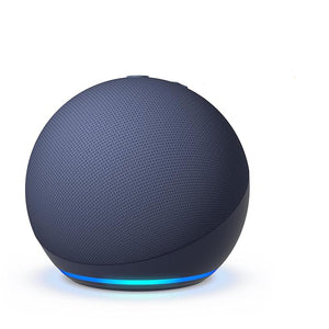 Open Box Unused Amazon Echo Dot 5th Gen Smart speaker with Bigger sound Motion Detection Temperature Sensor Alexa and Bluetooth Blue