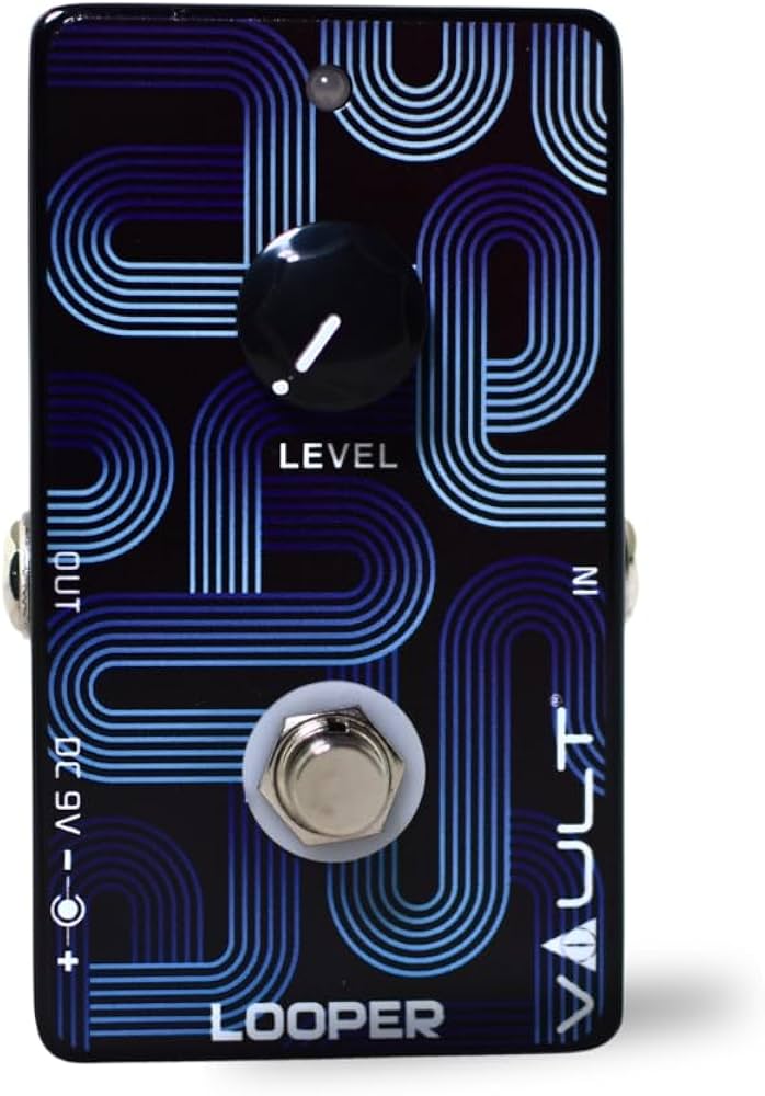 Vault Looper Guitar Effects Pedal with 10 Minutes Looping and Unlimited Overdubs