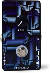 Vault Looper Guitar Effects Pedal with 10 Minutes Looping and Unlimited Overdubs