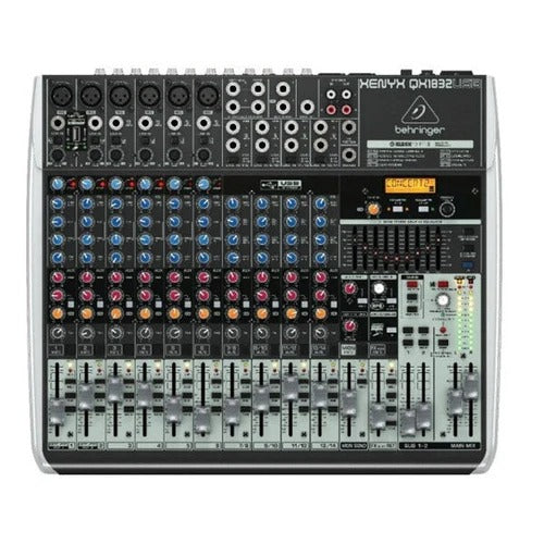 Behringer XENYX QX1832USB USB Audio Mixer with Effects