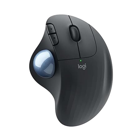 Open Box, Unused Logitech Ergo M575 Wireless Trackball Mouse Easy Thumb Control, Precision and Smooth Tracking