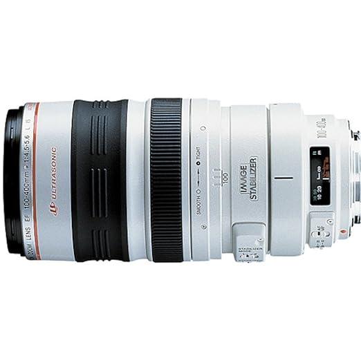 Used Canon EF 100-400mm f/4.5-5.6L IS USM Telephoto Zoom Lens for SLR Cameras Black