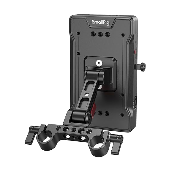 SmallRig V Mount Battery Adapter Plate with Adjustable Arm 3204