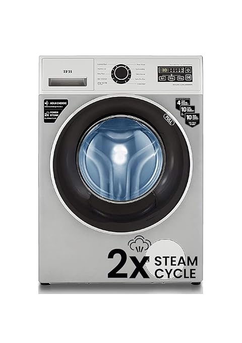 Open Box, Unused IFB 6 Kg 5 Star Fully-Automatic Front Loading Washing Machine EVA ZXS, Silver