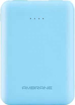 Open Box, Unused Ambrane 5000 mAh Power Bank 12 W Fast Charging Blue Lithium Polymer Pack of 10
