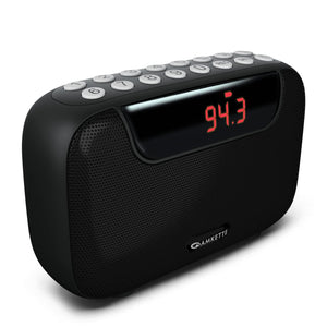 Open Box Unused Amkette Pocket Blast FM Radio with Bluetooth Speaker