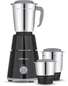 Open Box,Unused Bajaj 410569 GX 1 500 W Juicer Mixer Grinder 3 Jars Black