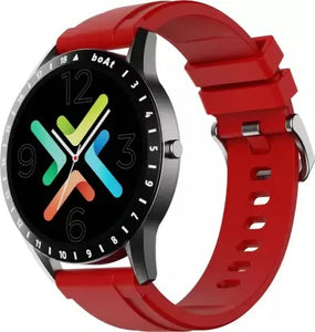 Open Box, Unused Boat Watch Iris 1.39" Amoled Display Smartwatch Red Strap Free Size