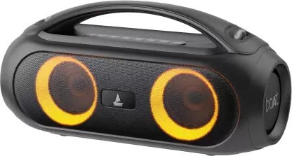 Open Box Unused Boat Partypal 53 Portable Speaker With Rgb Leds and Mic for Calls 30 W Bluetooth Party Speaker