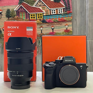 Used Sony a7 IV Full Frame Mirrorless Camera Body with FE 24-105mm F4 G OSS Zoom Lens ILCE-7M4/B
