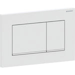 Load image into Gallery viewer, Geberit Sigma20 Square flush plate 115.883.JT.1 dual pl whmatt/bchr/whmat easy-to-clean (coated)
