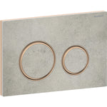 Load image into Gallery viewer, Geberit Sigma50 Round flush plate 115.650.JV.1 red gold concrete

