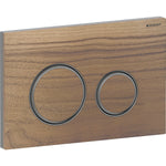 Load image into Gallery viewer, Geberit Sigma50 Round flush plate 115.651.JX.1 black chrome wood

