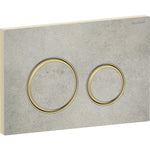 Load image into Gallery viewer, Geberit Sigma50 Round flush plate 115.652.JV.1 brass concrete
