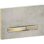 Load image into Gallery viewer, Geberit Sigma50 Square flush plate 115.672.JV.2 brass concrete
