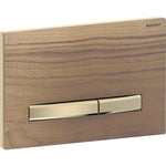 Load image into Gallery viewer, Geberit Sigma50 Square flush plate 115.672.JX.2 brass wood
