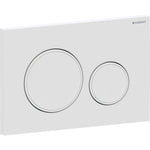 गैलरी व्यूवर में इमेज लोड करें, Geberit Sigma20 Round flush plate 115.882.01.1 matt white easy-to-clean (coated)
