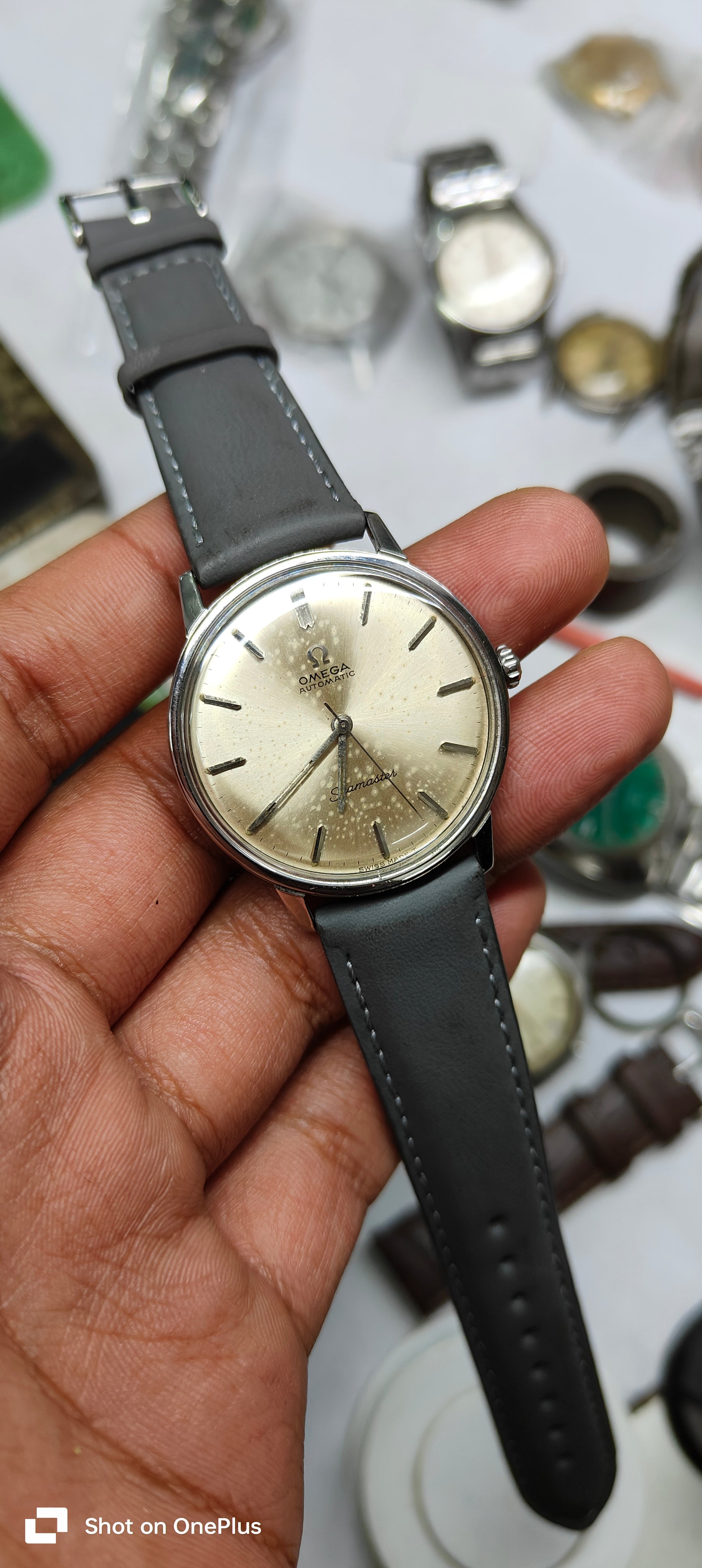 Vintage Omega Seamaster Automatic Silver 1960's Watch 5.1
