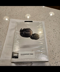 Open Box, Unused Bose SoundSport Free Truly Wireless Bluetooth in Ear Headphone with Mic Black