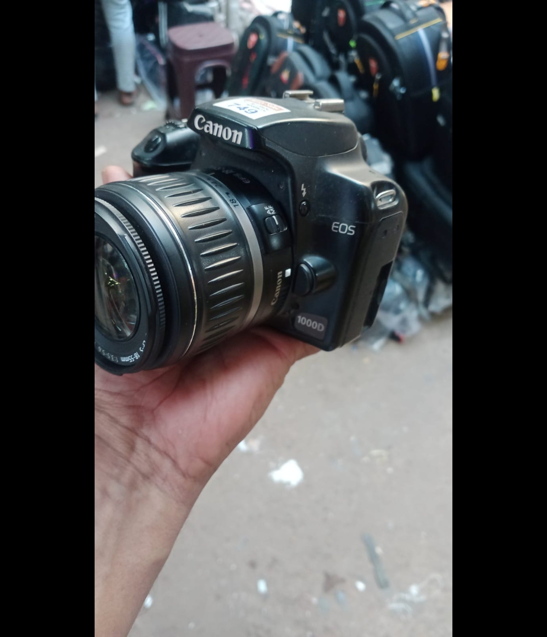 Used Canon EOS 1000D with 18 55 lens