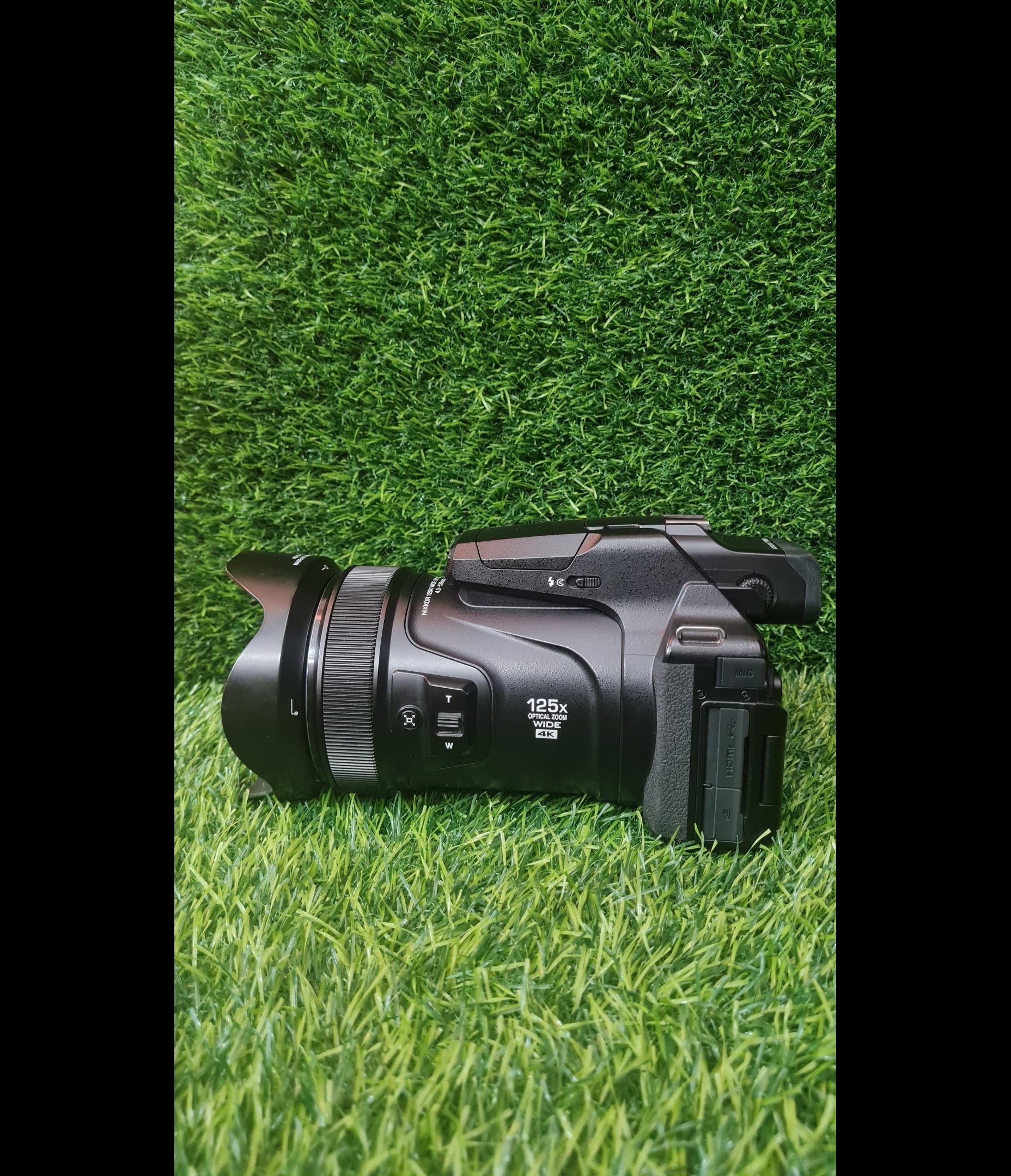 Open Box, Unused Nikon Coolpix P1000 Black 125x Optical Zoom