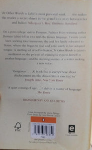 (Used) In Other Words - Jhumpa Lahiri (Papercover)