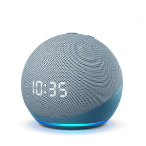 Amazon Echo Dot 4th Gen with clock