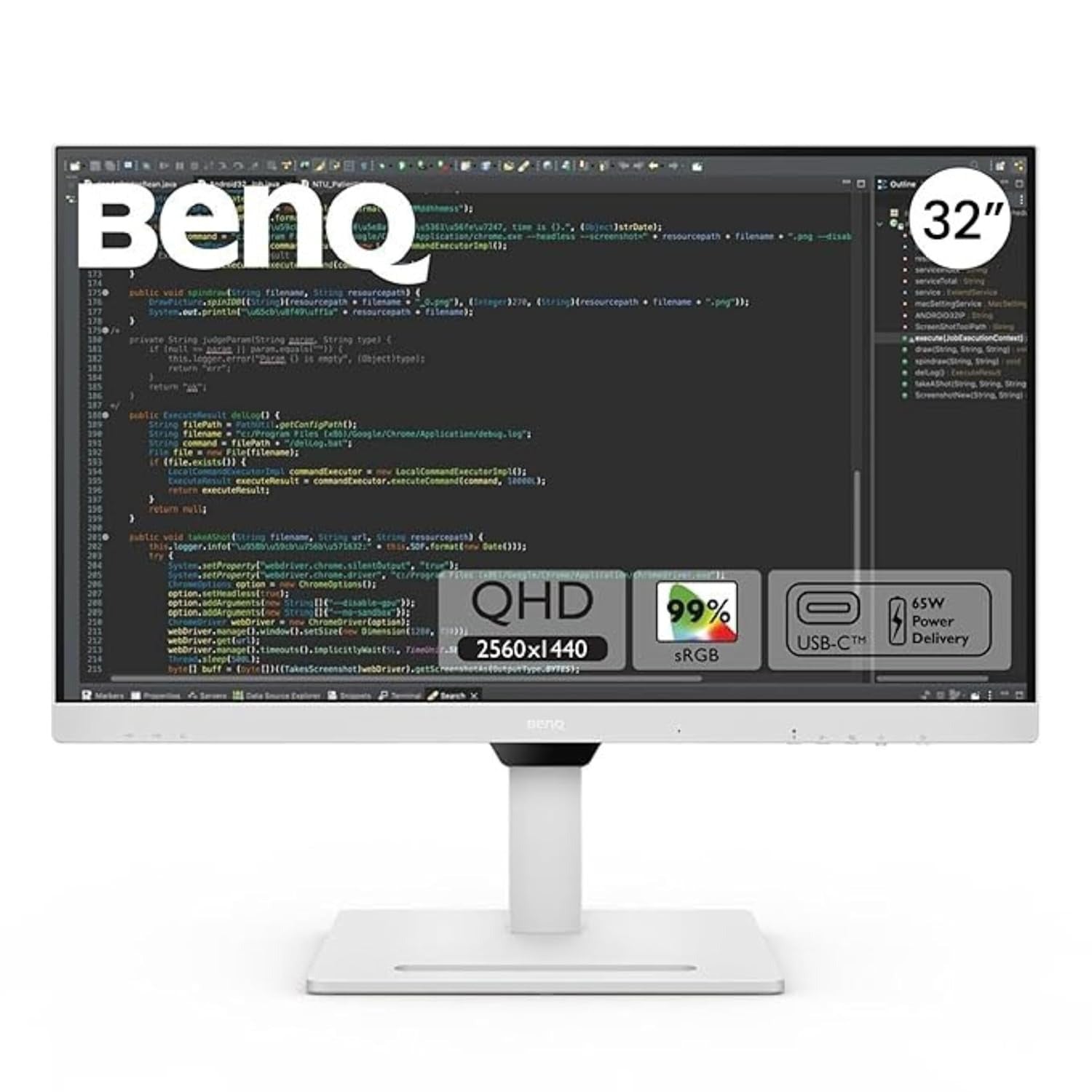 Open Box, Unused BenQ GW3290QT 31.5" IPS 2k QHD Monitor