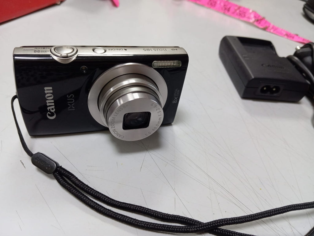 Vintage Canon 185 IXUS 20MP Digital SLR Camera (Black)