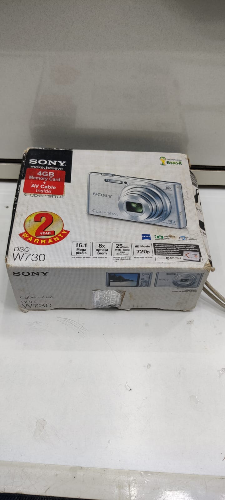 Vintage Sony DSC-W730 16.1 MP Digital Camera with 2.7-Inch LCD (Silver)