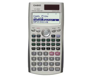 Open Box Unused Casio FC-200V Financial Calculator