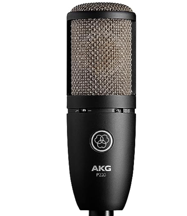 AKG P220 High-Performance Large Diaphragm True Condenser Wired Unidirectional Microphone