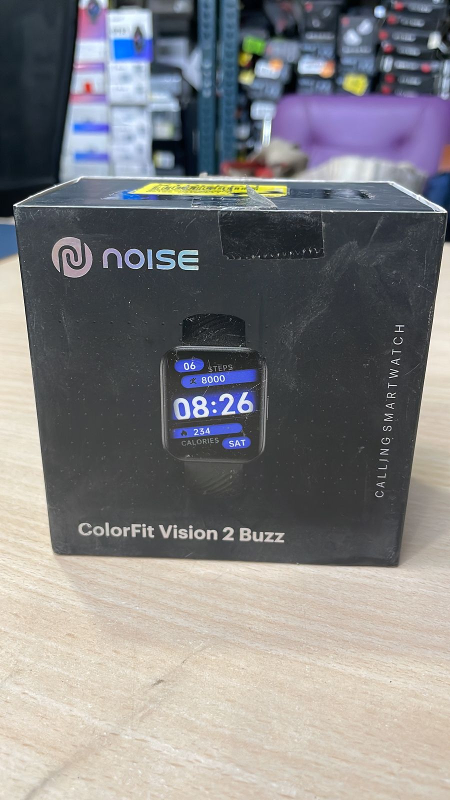 Open Box, Unused Noise Vision 2 Buzz with 1.78'' AMOLED Always On Display, 100 sports mode, IP68 Rated Smartwatch