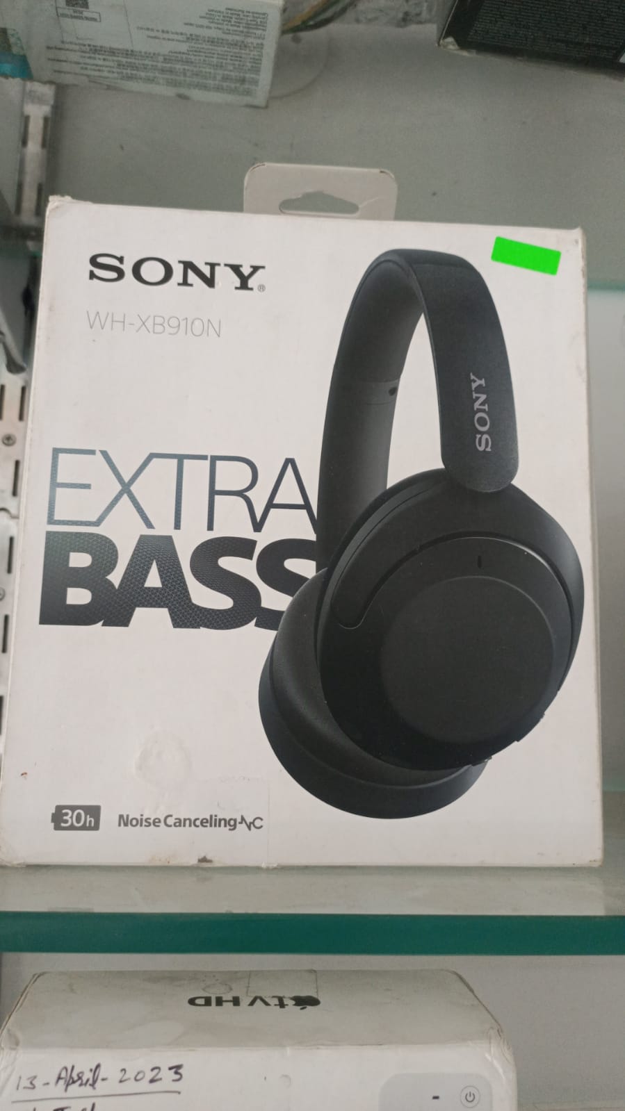 Open Box Unused Sony WH-XB910N Extra BASS Noise Cancellation Headphones Wireless Bluetooth Over The Ear Headse