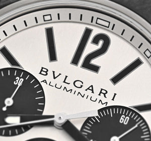 Pre Owned Bvlgari Bvlgari Aluminium Men Watch 103383-G12A