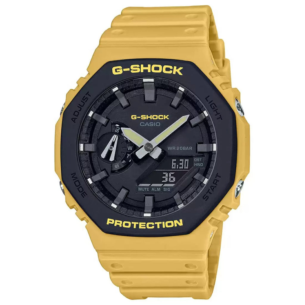 Casio G-shock Yellow Carbon Core Guard Men's Watch GA-2110SU-9ADR - G1066